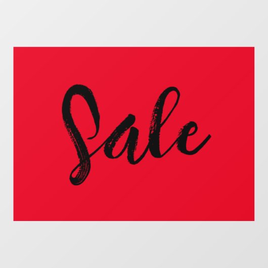 Fenstersignatur, Boutique-Handelszeichen, modern Fensteraufkleber (Blatt)