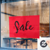 Fenstersignatur, Boutique-Handelszeichen, modern Fensteraufkleber (Café-Fenster)