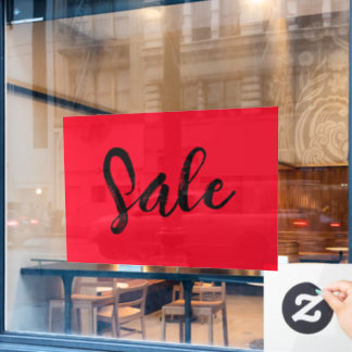 Fenstersignatur, Boutique-Handelszeichen, modern Fensteraufkleber