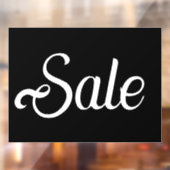 Fenstersignatur, Boutique-Handelszeichen, modern Fensteraufkleber (Blatt 2)