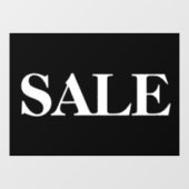 Fenstersignatur, Boutique-Handelszeichen, modern Fensteraufkleber (Blatt)