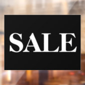 Fenstersignatur, Boutique-Handelszeichen, modern Fensteraufkleber (Blatt 2)