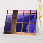 Fenstersitz Karte (Gelbe Blume)