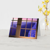 Fenstersitz Karte (Gelbe Blume)