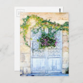 Fenstertüren Postkarte (Vorne/Hinten)