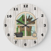 Fensteruhr Große Wanduhr (Vorderseite)