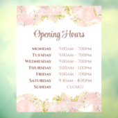 Fensterverkleidung aus rosa Marmor Fensteraufkleber (Blatt 3)