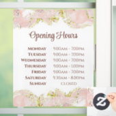 Fensterverkleidung aus rosa Marmor Fensteraufkleber (Zuhause)