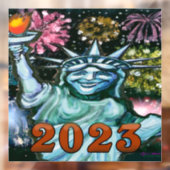 Fensterverschluss 2023 fensteraufkleber (Blatt 2)