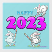 Fensterverschluss 2023 fensteraufkleber (Blatt)