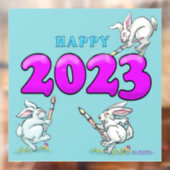 Fensterverschluss 2023 fensteraufkleber (Blatt 2)