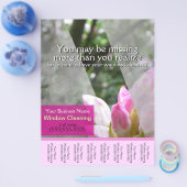 Fensterwaschanlage Flyer (Einzeln)