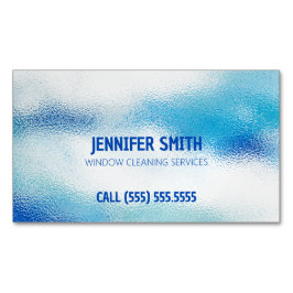 Fensterwaschen Magnetische Visitenkarte