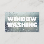 Fensterwaschen Visitenkarte (Vorderseite)