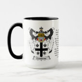 Fenton Familien-Wappen Tasse (Links)