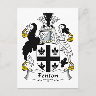 Fenton Familienwappen Postkarte