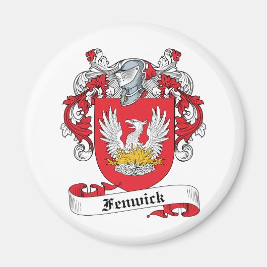 Fenwick Familienwappen Magnet (Vorne)