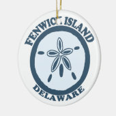 Fenwick Insel Keramik Ornament (Links)