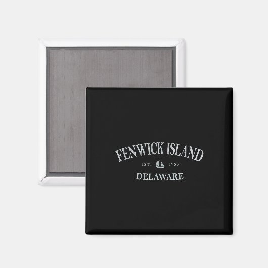 Fenwick Island Delaware _ Fenwick Island De Sailbo Magnet (Vorderseite/Rückseite)