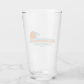 Fenwick Island Delaware Sun Palm Trees Glas (Rückseite)