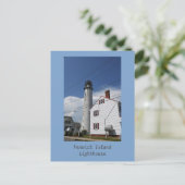 Fenwick Island Lighthouse Postcard Postkarte (Stehend Vorderseite)