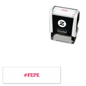 #FEPE RED INK BRIEFMARKE PERMASTEMPEL (Beispiel)