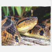 FER-DE-LANCE FLEECEDECKE (Vorderseite (Horizontal))