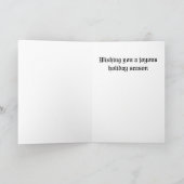 Fera Katzen-Gruß-Karte Feiertagskarte (Innenseite)