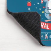 Feral And Festive Ossum Christmas Sweater Mousepad (Ecke)