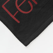 Feral And Festive Raccoon Funny Christmas Fleecedecke (Ecke)