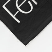 Feral And Festive Raccoon, Funny Christmas Fleecedecke (Ecke)