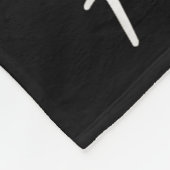 Feral And Festive Raccoon Santa Hat Christmas Ligh Fleecedecke (Ecke)