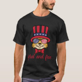 FERAL AND FREE 4TH JULY-PATRIOTIC DAY T-Shirt (Vorderseite)