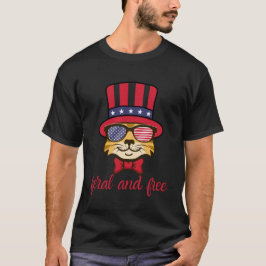 FERAL AND FREE 4TH JULY-PATRIOTIC DAY T-Shirt