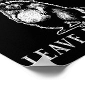 Feral And Pregnant Funny Pregnant Raccoon Baby Ann Poster (Ecke)