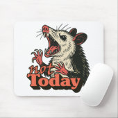 Feral Angry Possum noch nicht Typografie Mousepad (Mit Mouse)