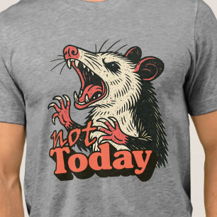 Feral Angry Possum noch nicht Typografie Tri-Blend Shirt