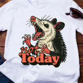 Feral Angry Possum noch nicht Typografie Tri-Blend Shirt