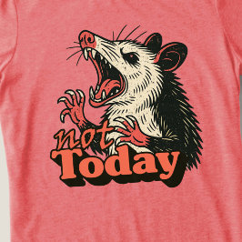 Feral Angry Possum noch nicht Typografie Tri-Blend Shirt