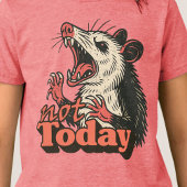 Feral Angry Possum noch nicht Typografie Tri-Blend Shirt