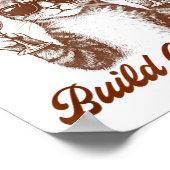 Feral Aunt Cat Lover Cat Auntie Weird Aunts Build  Poster (Ecke)