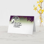 Feral cat Caretakers logo Cards Karte (Gelbe Blume)