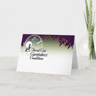 Feral cat Caretakers logo Cards Karte