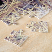 Feral Cat im Winter Foto Kunst Puzzle (Seite)