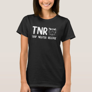 Feral Cat TNR Falle Neuter Release Awareness T-Shirt