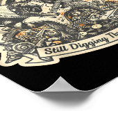 Feral Forty Raccoon Funny 40th Birthday Outfits Wo Poster (Ecke)