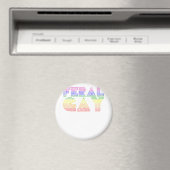 Feral Gay LGBT Gay Bi Pan Trans Pride Meme Rainbow Magnet (In Situ (Geschirrspüler))