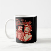 Feral Girl Christmas Funny Ossum Ssum Merry Xmas W Kaffeetasse (Links)