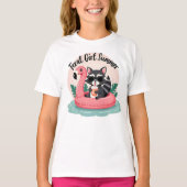 Feral Girl Summer - Waschbär - T-Shirt (Vorderseite)