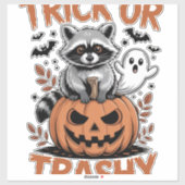 Feral Halloween Trick oder Trashy Aufkleber (Blatt)